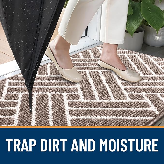 OLANLY Indoor Door Mat, 36x24 Inch, Dirt Resistant and Absorbent, Non-Slip - Image 2