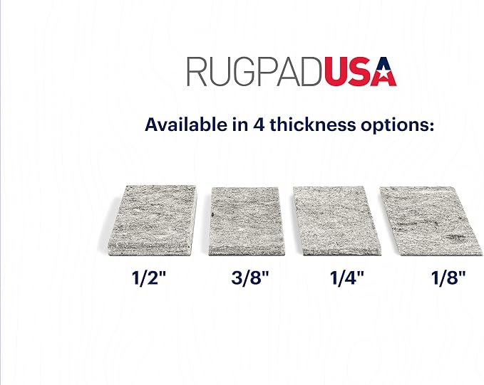RUGPADUSA - Dual Surface - 6'x9' - 3/8" Thick - Felt + Rubber - Enhanced - Image 9