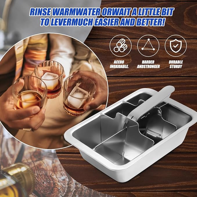 Professional Ice Cube Trays Stainless Steel - Image 3