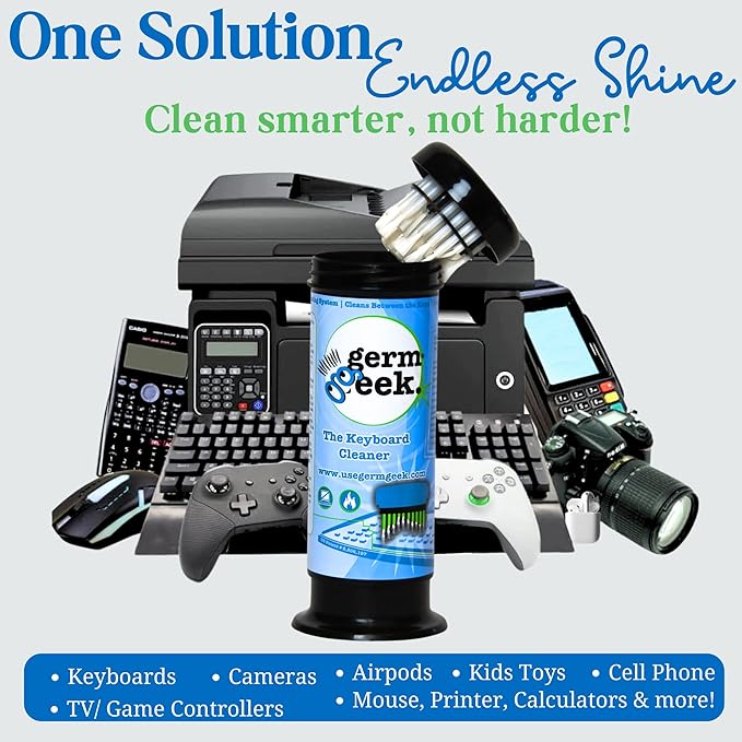 Keyboard & Electronics Cleaning Kit | Patented Precision Brush | Multi-Purpose - Image 7
