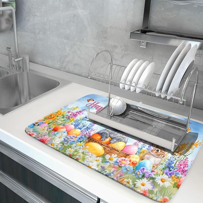 Khope Happy Easter Dish Drying Mat - Image 5