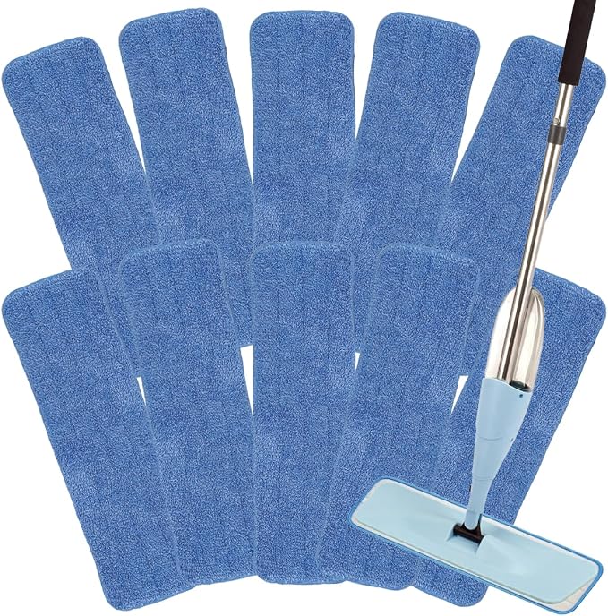 18 Inch Microfiber Spray Mop Replacement Heads Compatible by LOSYHU