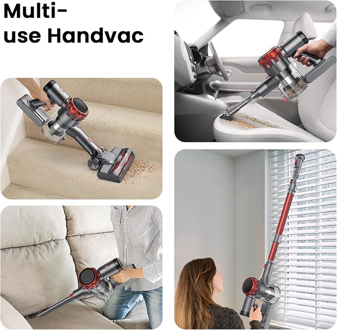 S3P Cordless Vacuum Cleaner, 45kPa Powerful Vacuum Cleaners - Image 6