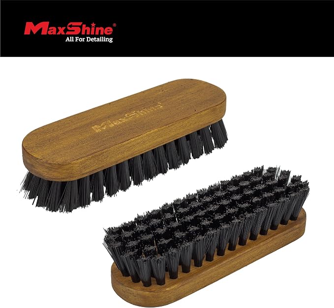 Maxshine Universal Leather & Upholstery Brush – Durable Nylon Bristles - Image 3