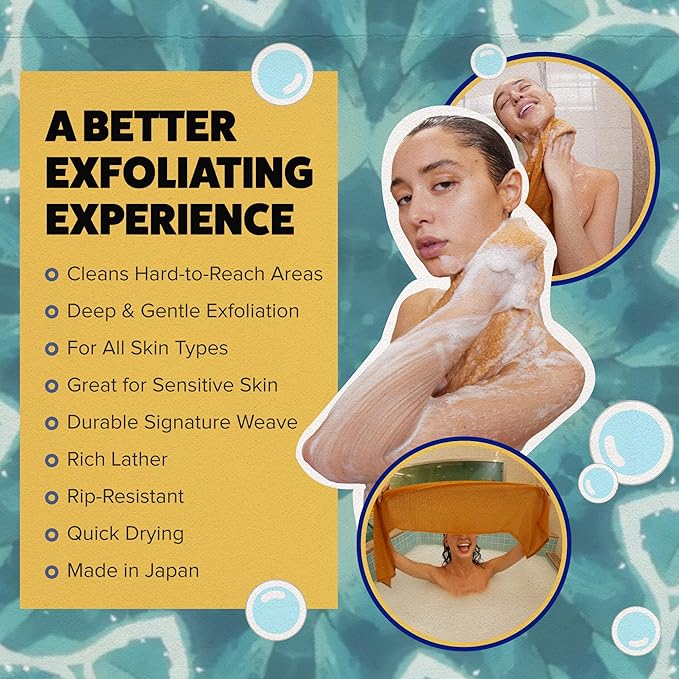 GOSHI Exfoliating Shower Towel - Image 3