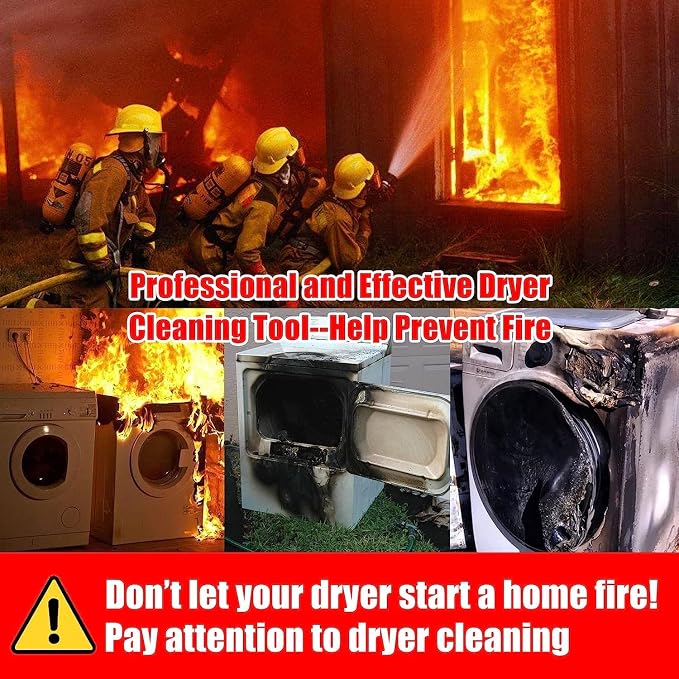 Sealegend 60 Feet Dryer Vent Cleaner Kit/Lint Remover/2×Upgraded Flexible - Image 9