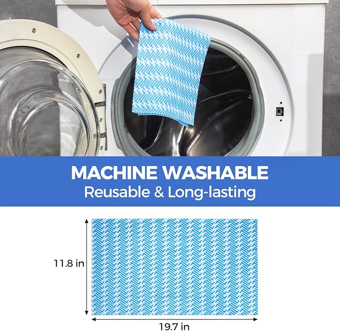 Reusable Cleaning Towels, Disposabel Dry Kitchen Wipes, Dish Cloths, Dry Quickly - Image 6