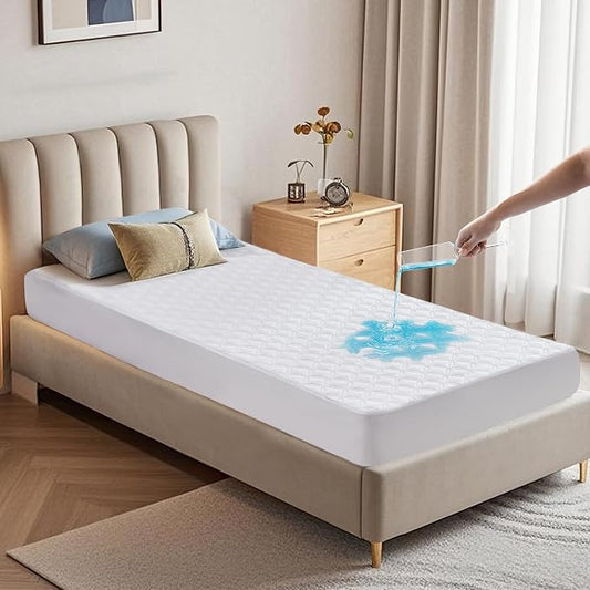BEDLORE Waterproof Mattress Protector, Twin Size Mattress Pad by Bedlore