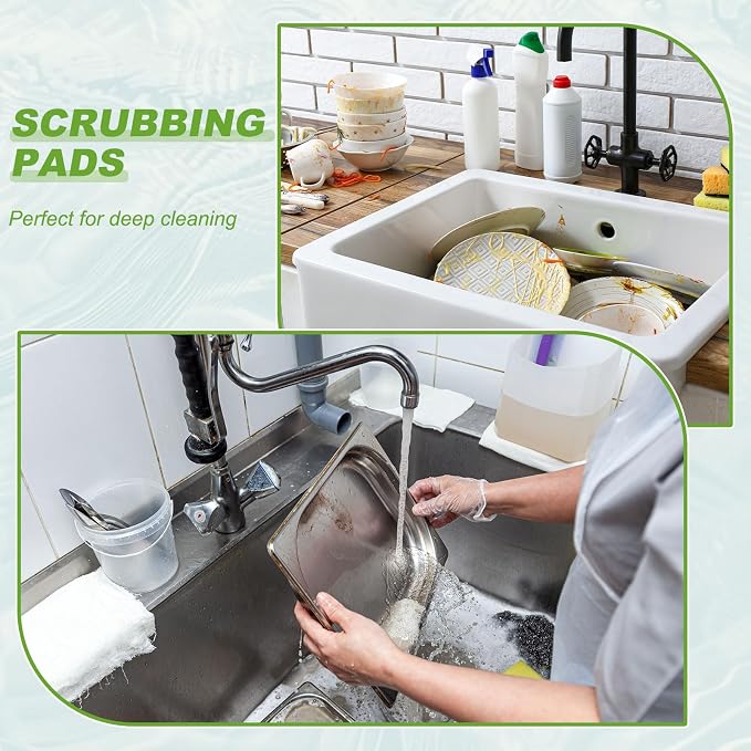 Power Scrub Pads, Scrubbing Pads 180 Grits Scouring Discs - Image 6