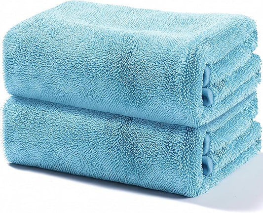 JOYMOOP Microfiber Towels for Cars, 2 Pack 63" x 29.5" Car Drying Towel by JOYMOOP