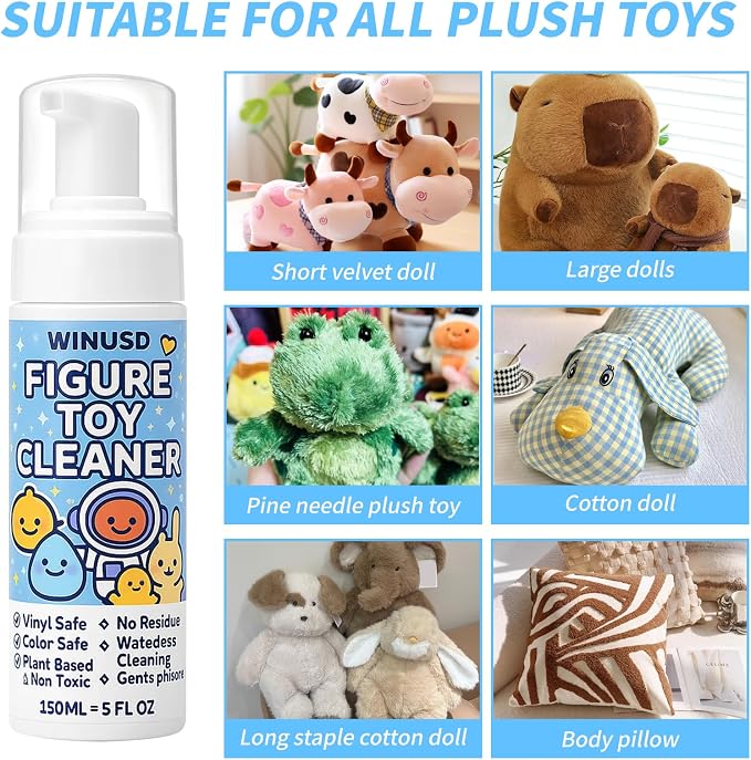 Figure & Plush Toy Cleaner - 5oz Foam Spray - Image 8