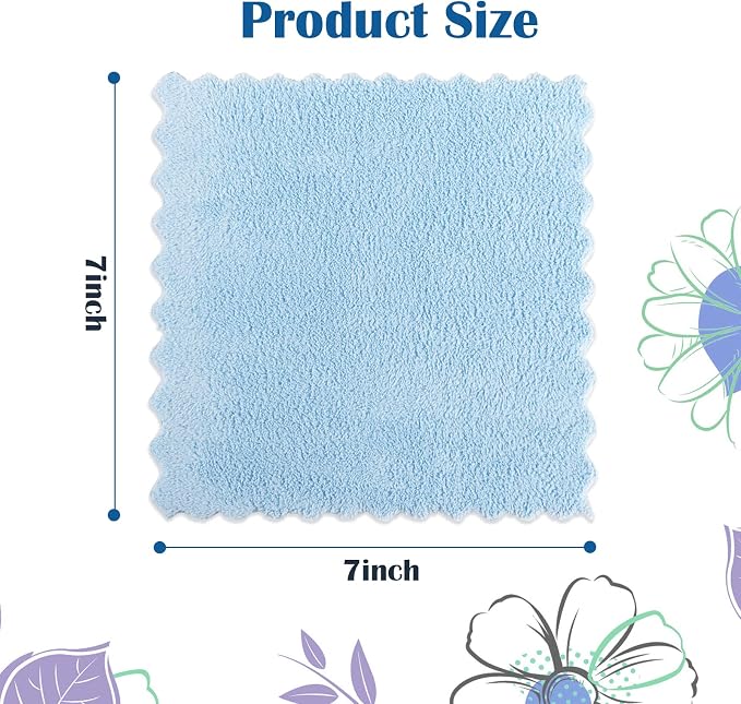Orighty Makeup Remover Cloths, Soft & Washable Coral Fleece Microfiber - Image 7