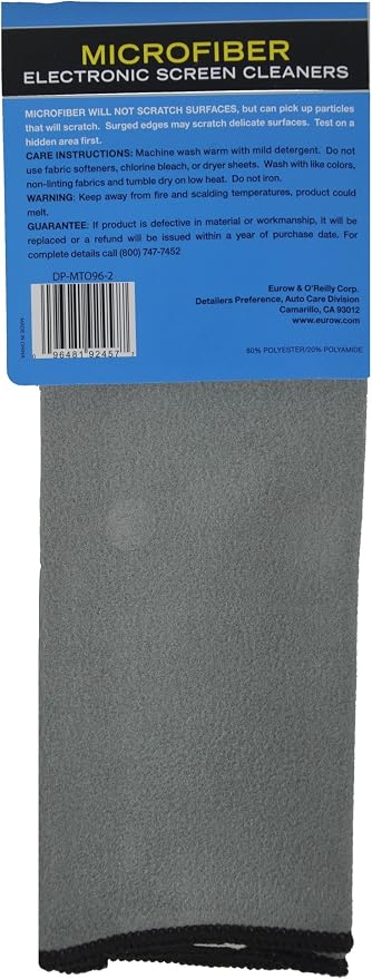 Eurow Microfiber Screen & Lens Cleaning Cloths, Streak-Free, Lint-Free Wipes - Image 4