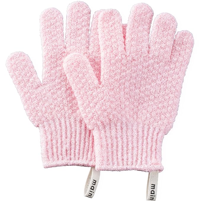 MainBasics Deep Cleansing Exfoliating Bath Gloves by MainBasics