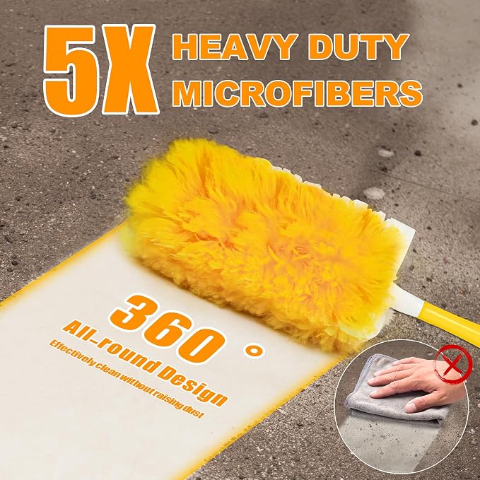 JEHONN Duster Refills for Swiffer 20 Counts, 360 Degree Heavy Duty Dusting Kit - Image 3