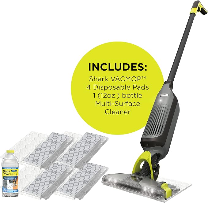 Shark VACMOP Cordless Hard Floor Cleaner, Vacuum and Spray Mop, Powerful Suction - Image 11