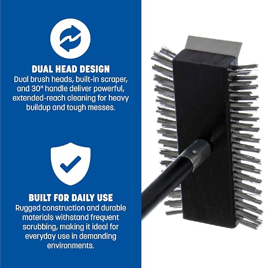 SPARTA 4029000 Stainless Steel Grill Brush, Grill Scraper - Image 3