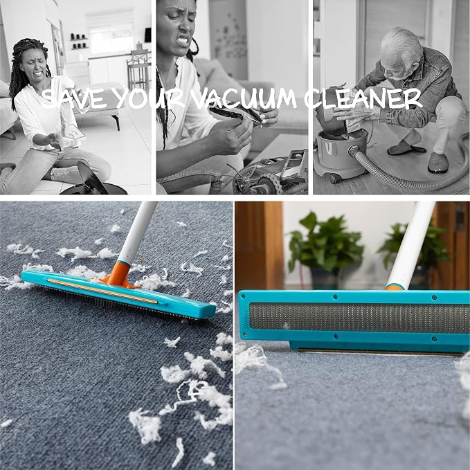 Carpet Rake-Carpet Hair Removal Tool-Carpet Rake to Fluff Carpet-Carpet Scraper - Image 6