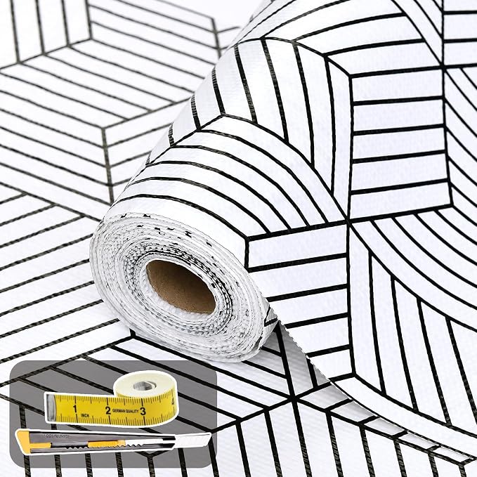 Shelf Liners for Kitchen Cabinets Non Adhesive Shelf Liner Paper Non-Slip by Oneoftheworld