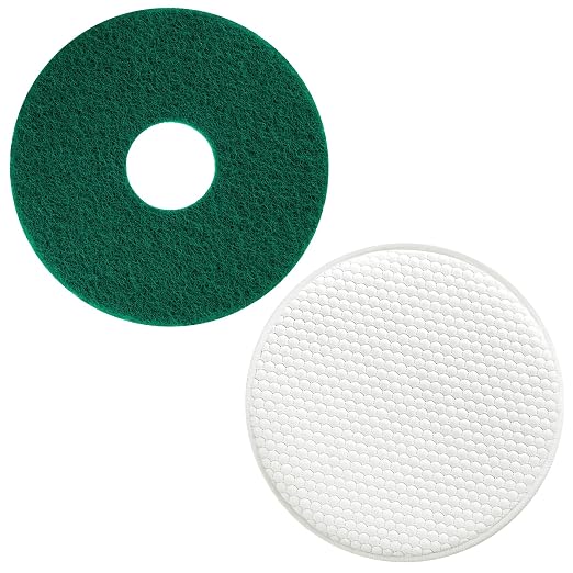 2 Pack 12" Floor Machine Pads Compatible by Potchen