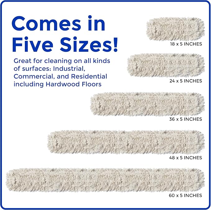 Nine Forty 48" Premium Cotton Dust Mop Kit - Image 2