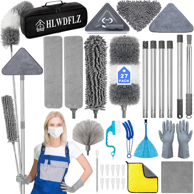 Microfiber Duster Kit 27pcs by HLWDFLZ