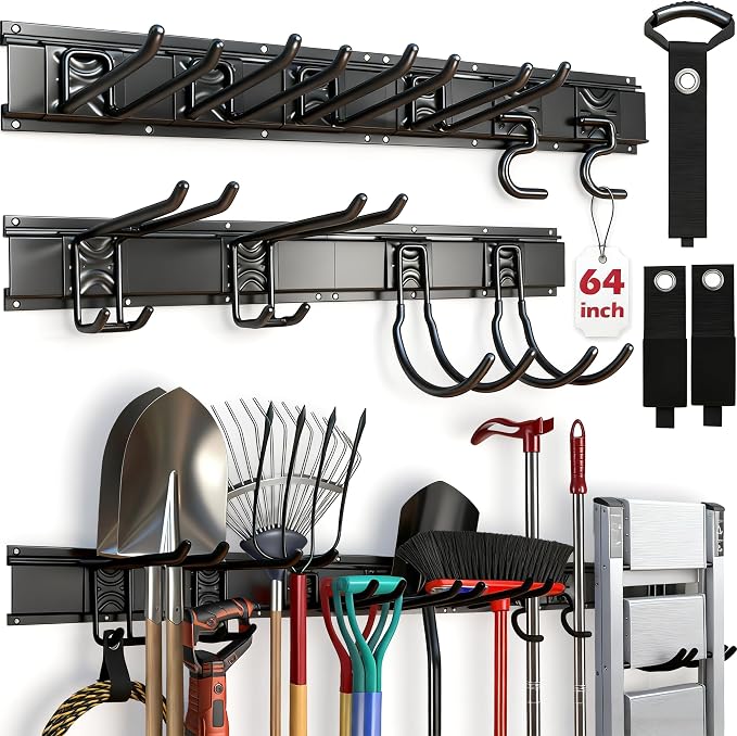 SEDY 64" Heavy Duty Garage Storage Tool Organizer Wall Mount by SEDY