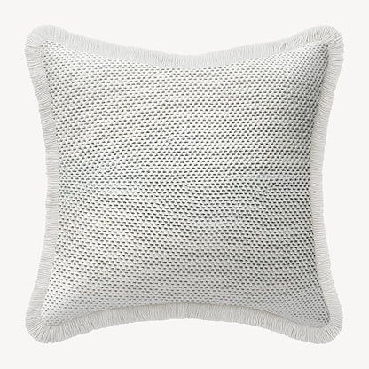 SanVia Comfort Premium Cotton Throw Pillow Covers, 20 x 20 Inches, Luxury Handwoven Couch Pillow Covers with Hidden Zipper, Elegant Home Décor, Insert Not Included