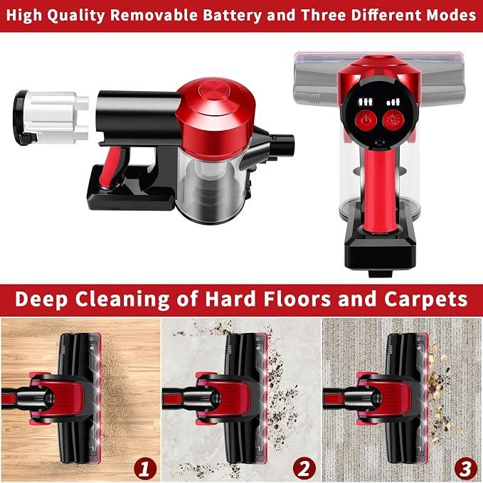 iwoly C150 Cordless Vacuum Cleaner Rechargeable - Image 3