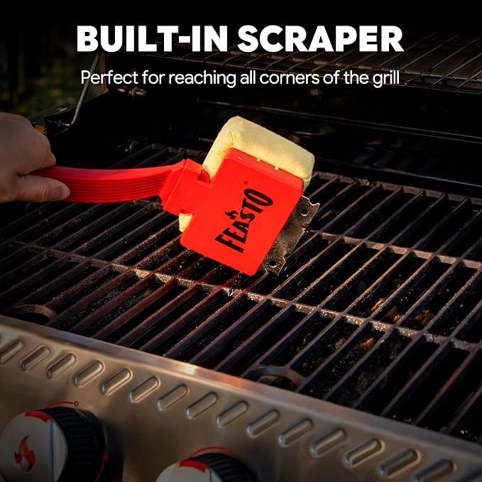 Bristle Free Grill Brush with Scraper - Image 7