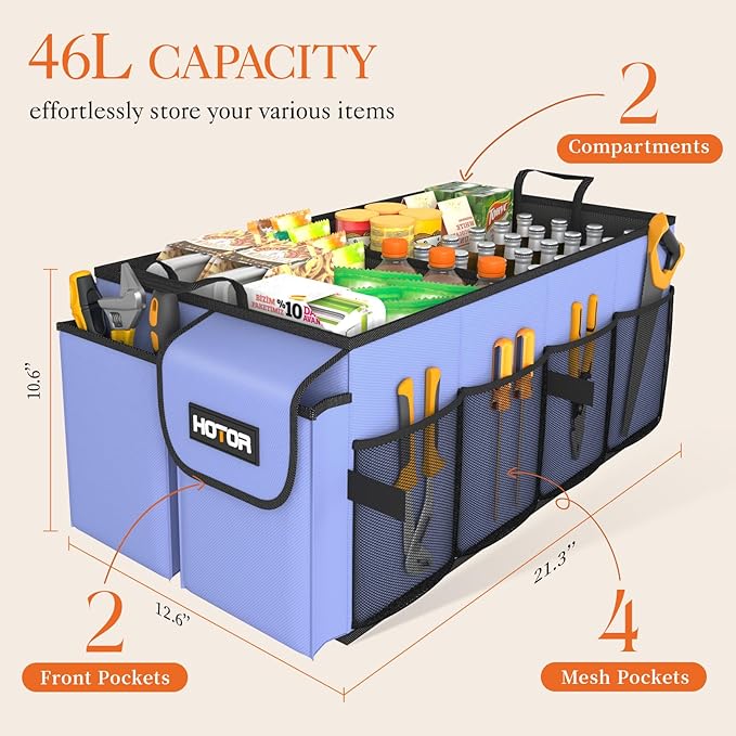HOTOR Large-Capacity Trunk Organizer - Image 2