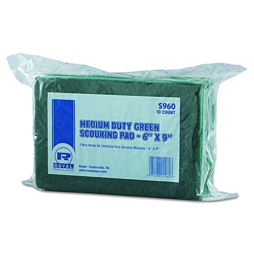 Royal S960 Medium-Duty Scouring Pad, 6 x 9 - Image 3