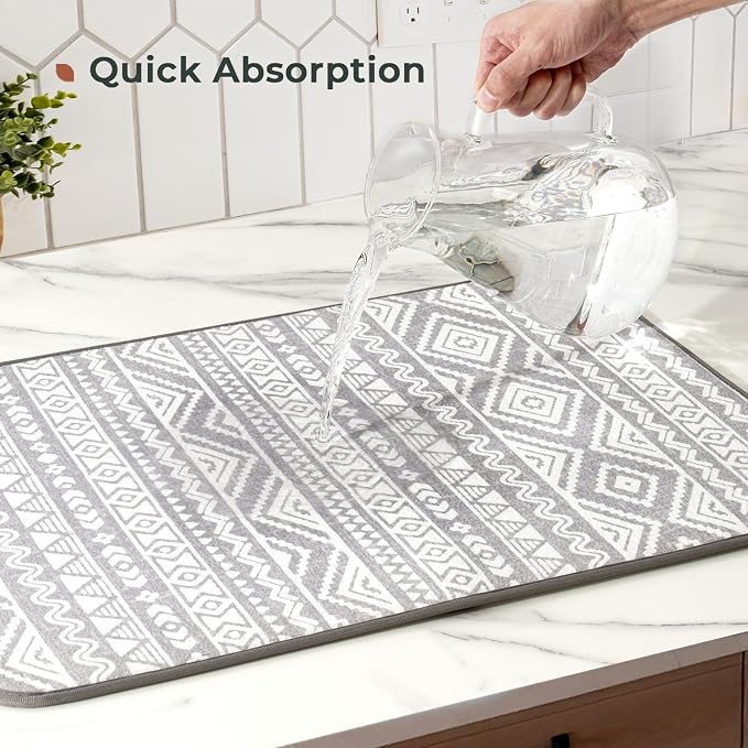 FRESHMINT Printed Dish Drying Mats - Image 4