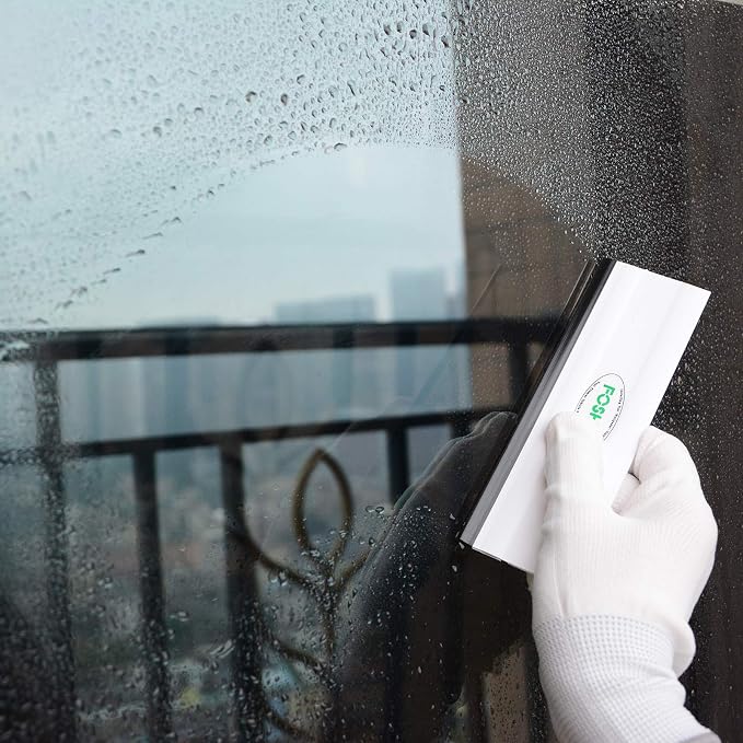 FOSHIO 6 Inch Rubber Squeegee for Kitchens, Shower and Car Windows - Image 4