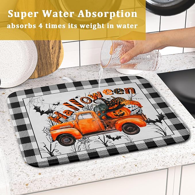 Holiday Truck Dish Drying Mat - Image 7