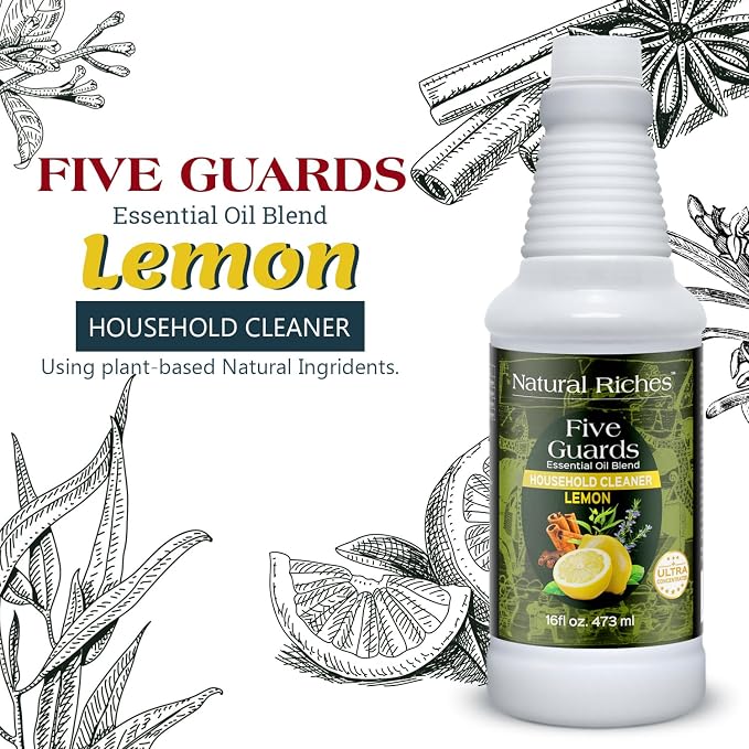 Natural Riches Household Cleaner Concentrate Five Guards Lemon scent from The - Image 3