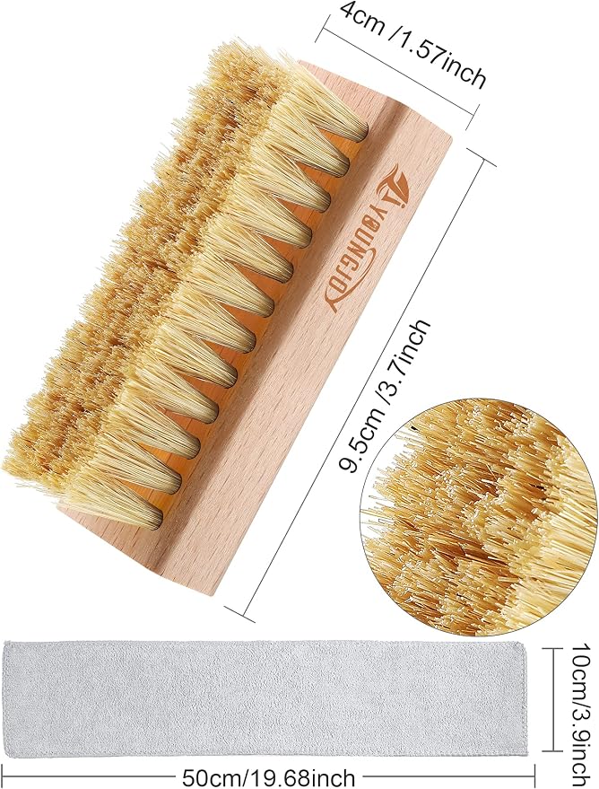 YoungJoy 3 Pieces Dual Sided Sneaker Shoe Cleaner Brush Set Shoes Clean Brush - Image 3