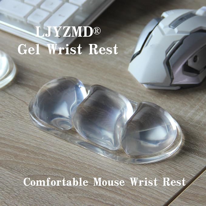 Ergonomic Cooling Gel Mouse Wrist Rest Pad, Arm Support - Image 2