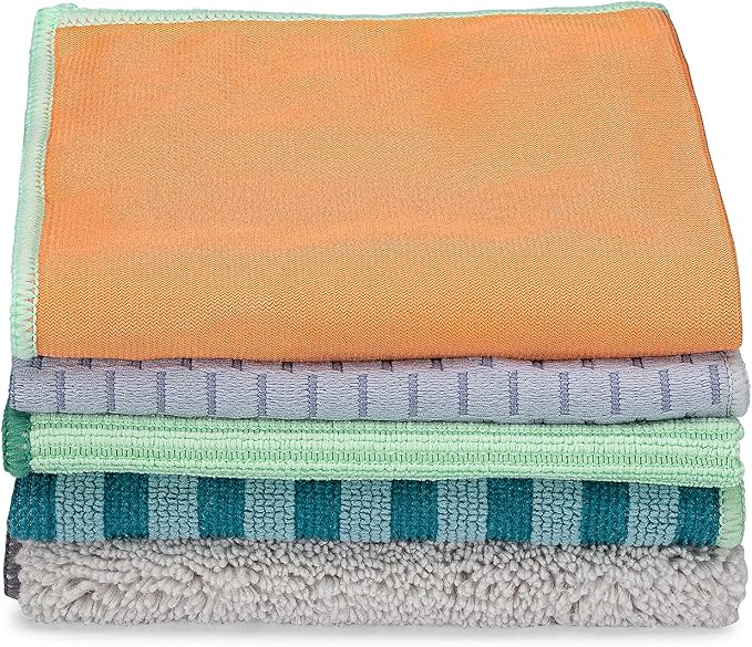 Full Circle Renew Collection All-Purpose Recycled Microfiber Cloths, Stripes - Image 13