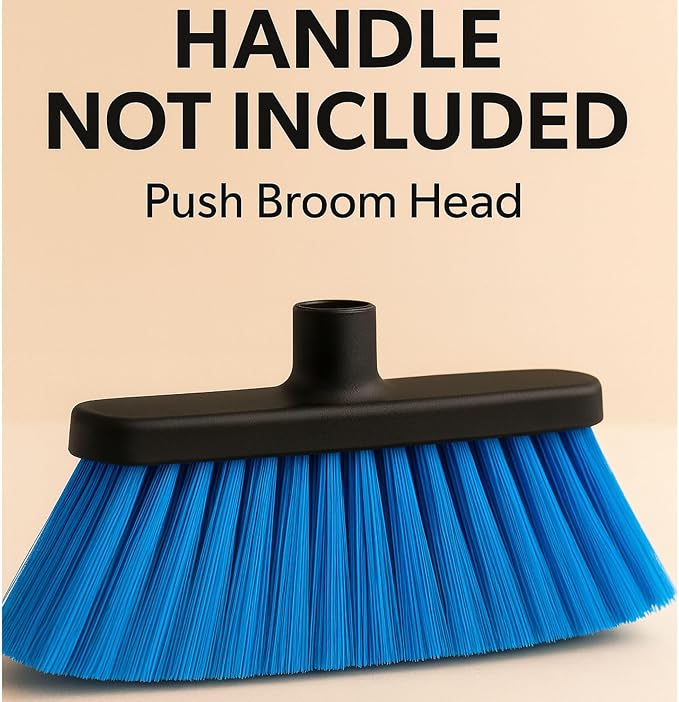 Aria Blue Broom Head – 13” Sweeping Surface – Heavy-Duty Soft Bristles - Image 9