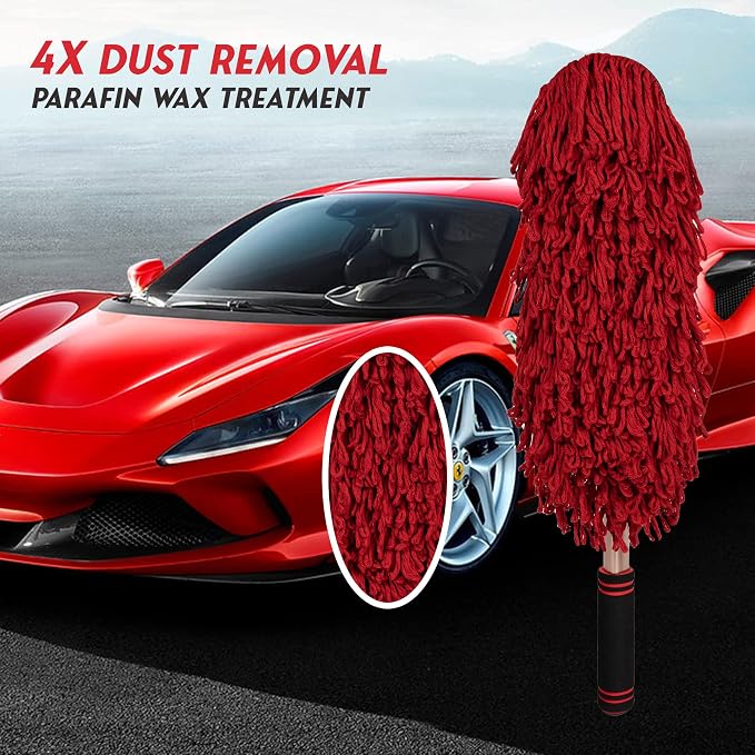 Car Duster Exterior Scratch Free, Soft Car Brush Kit - Image 4