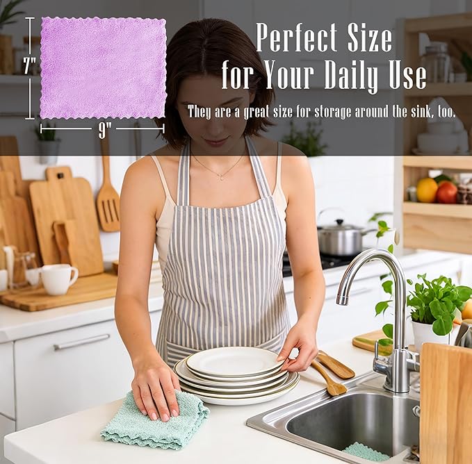 24 Pack Kitchen Dishcloths - Image 2