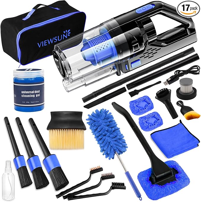 Viewsun Car Cleaning Kit, Car Interior Detailing Kit by Viewsun