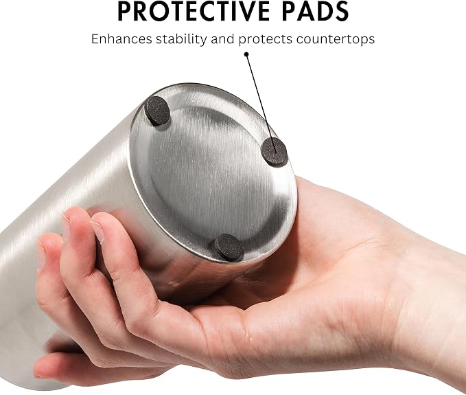 Silver Soap Dispenser Stainless Steel - Image 4
