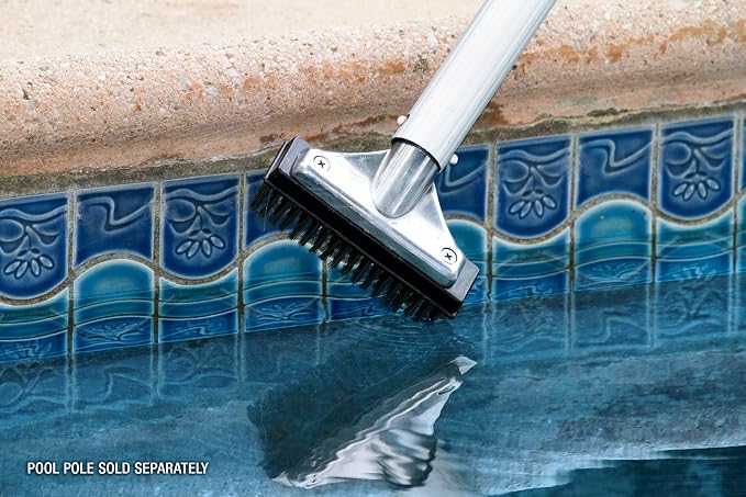 Poolmaster 20178 5-Inch Aluminum-Back Swimming Pool Algae Brush - Image 3