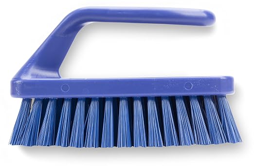 SPARTA Scrub Brush with Iron Shaped Handle and Stiff Bristles, Heavy Duty by SPARTA