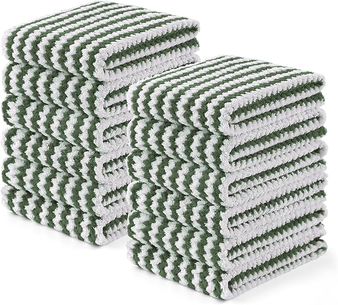 Homaxy Kitchen Towels, Ultra Soft and Absorbent Dish Towels, Reusable Fast by Homaxy