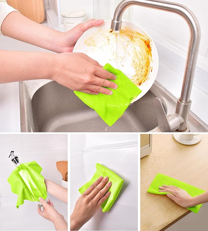 KitchLife Microfiber Cleaning Cloth Roll - Image 3