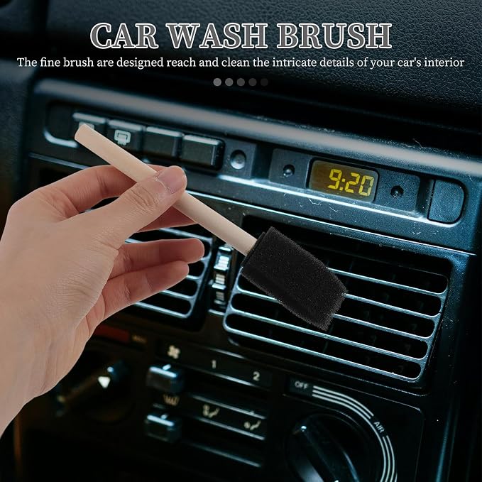 Car Air Vent Cleaning Brush 4pcs Set - Image 6