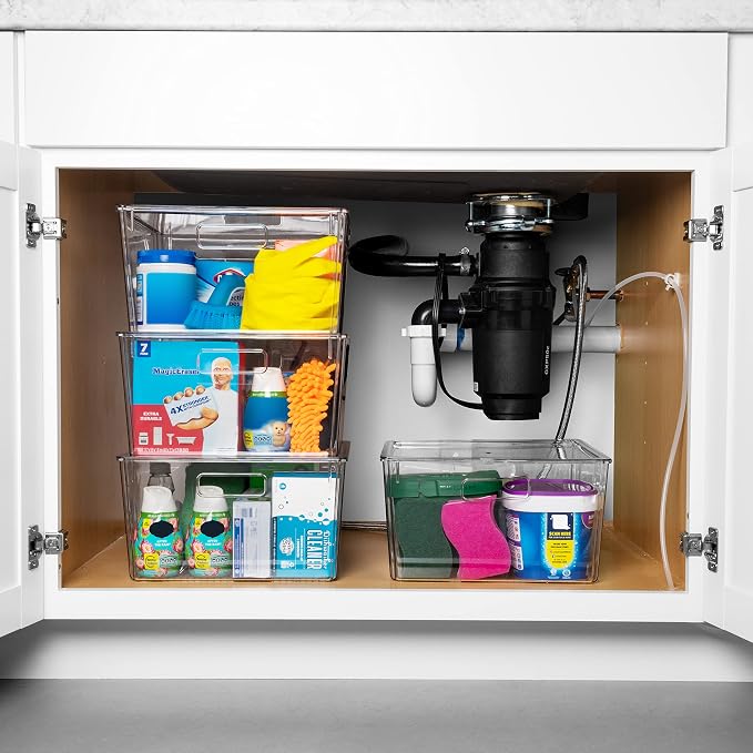 CLEARSPACE Plastic Storage Bins - Image 2